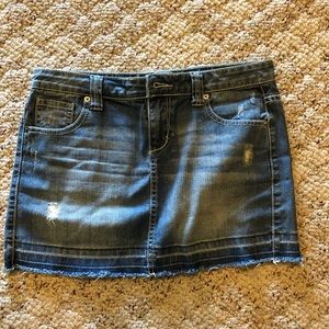 Jean Mini Skirt